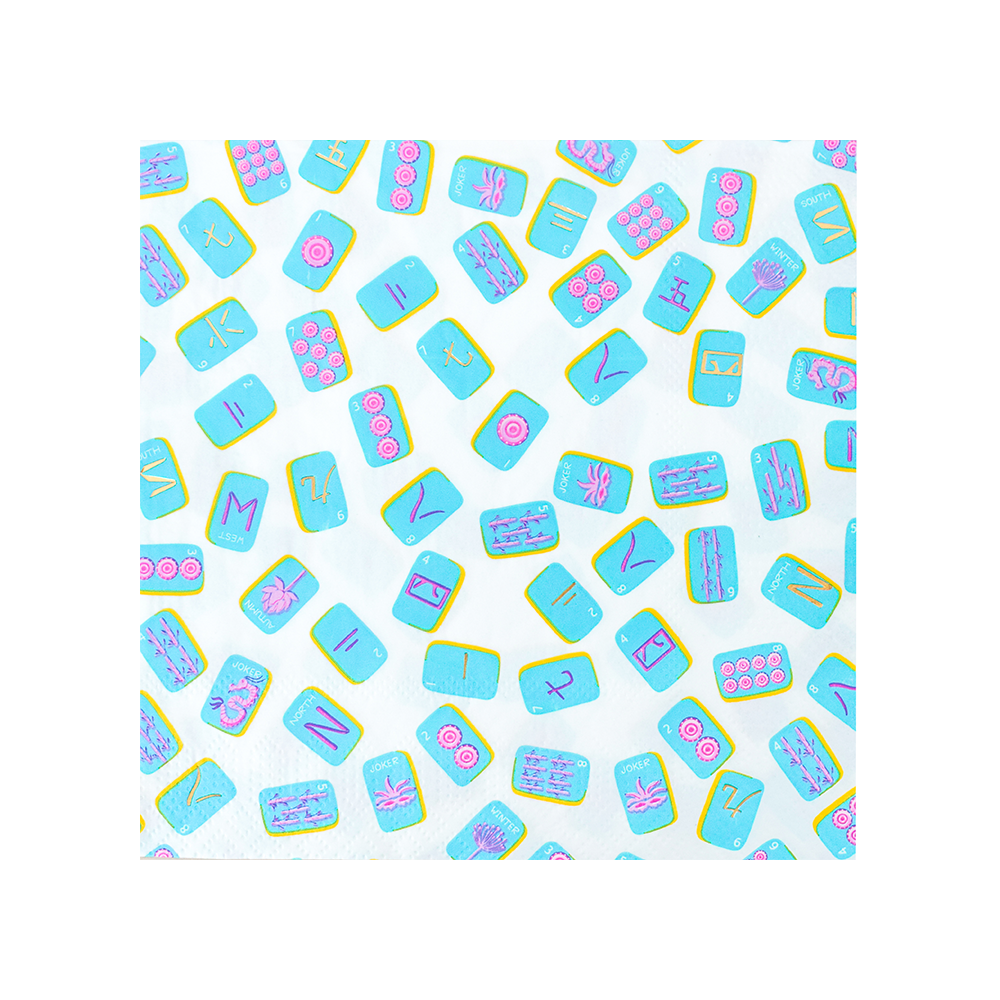 Mahjong Large Napkins