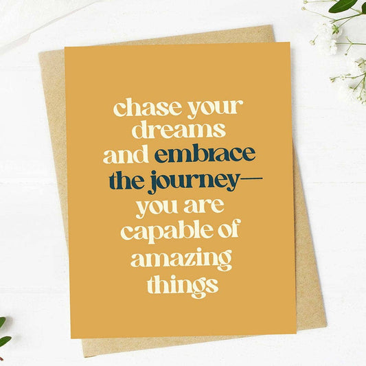 Chase Your Dreams Card
