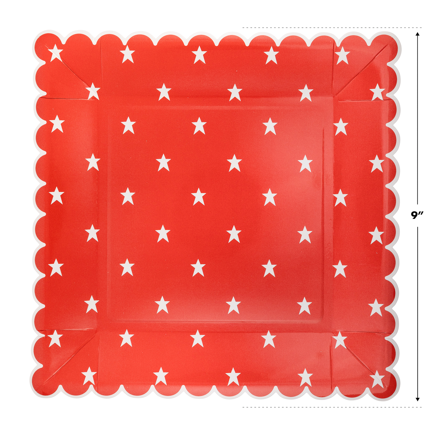 Red & Blue Star Plate Set