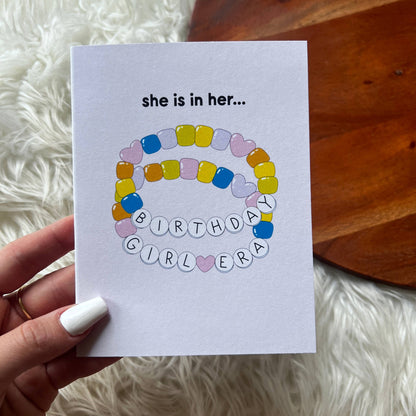 Birthday Girl Era Card