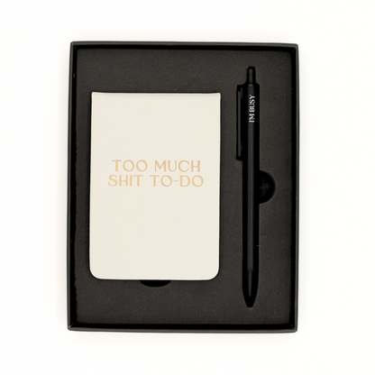 Too Much Sh*t To Do Journal & Pen Box Set