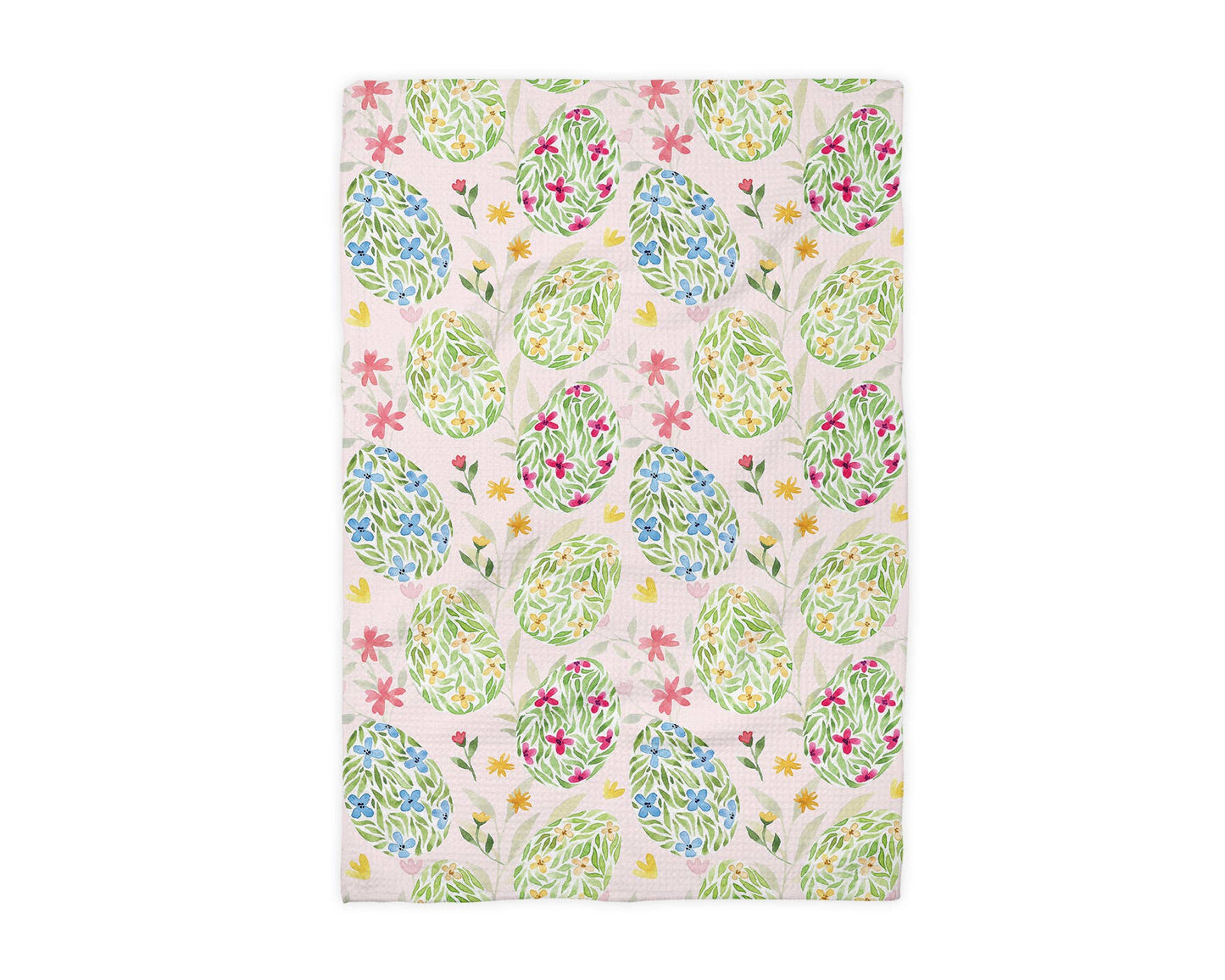 Easter Egg Floral Tea Towel