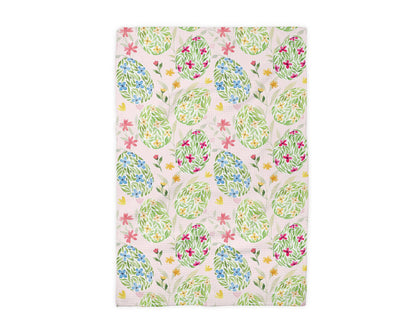 Easter Egg Floral Tea Towel
