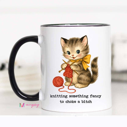 Knitting Something Fancy Mug