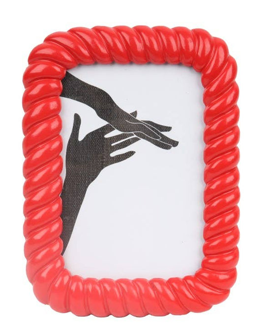 Red Twist Picture Frame