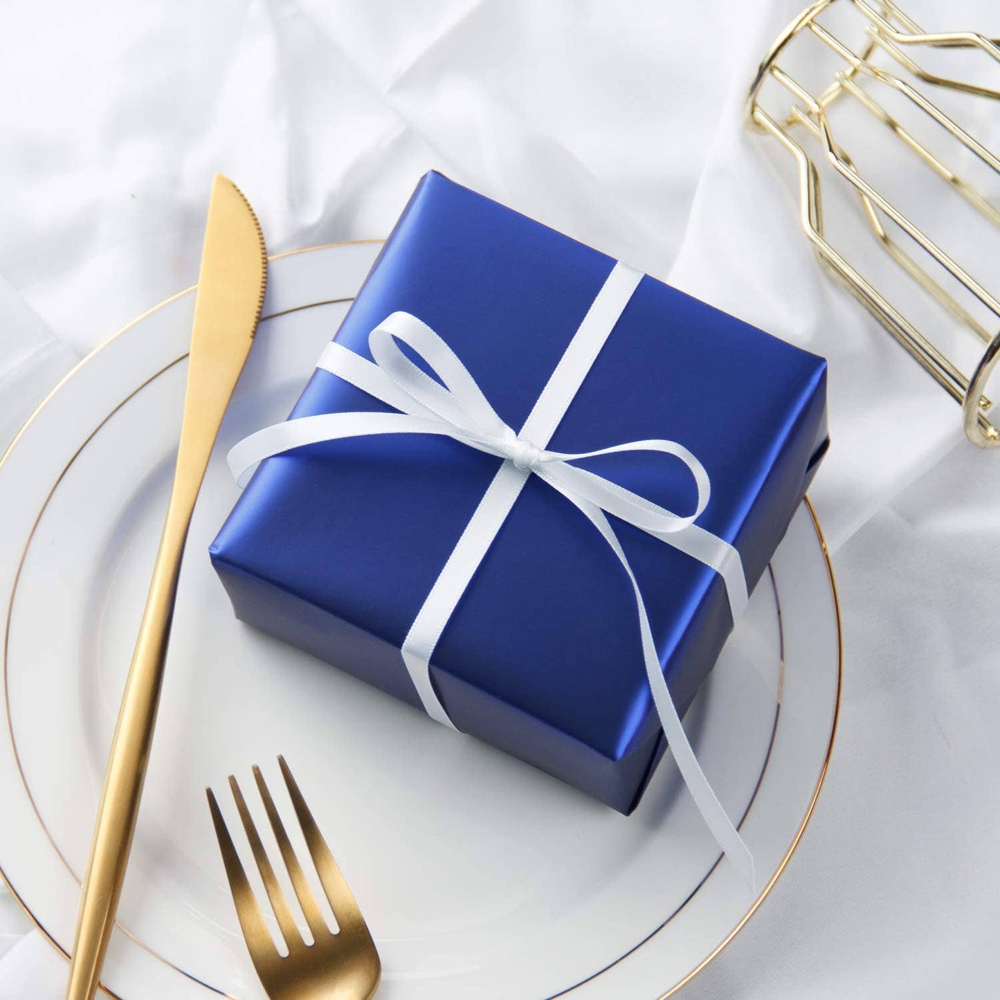 Wrapping Paper | Metallic Royal Blue