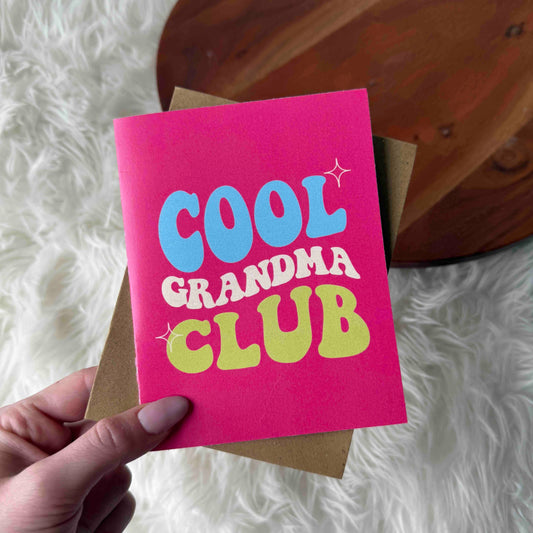 Cool Grandma Club Card