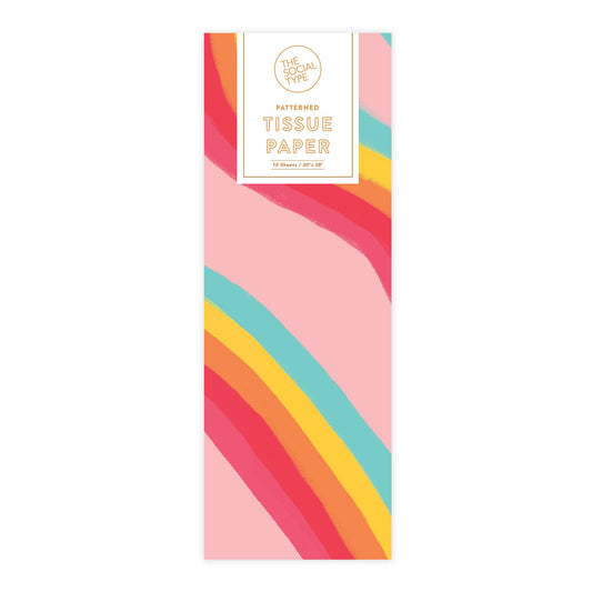 Rainbow Ribbon Tissue Paper