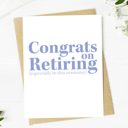 In This Economy... Retirement Card