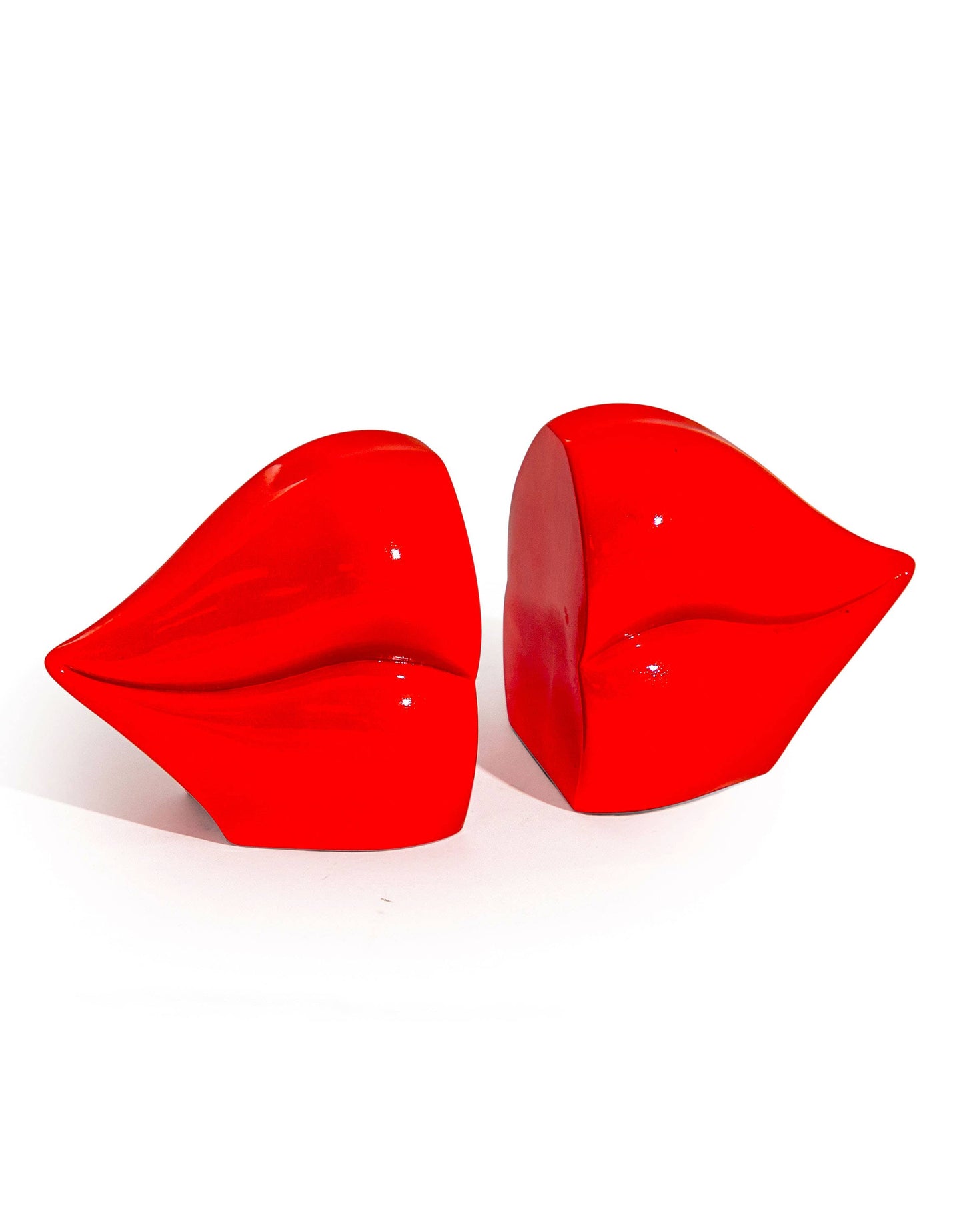 Red Lip Bookend Set