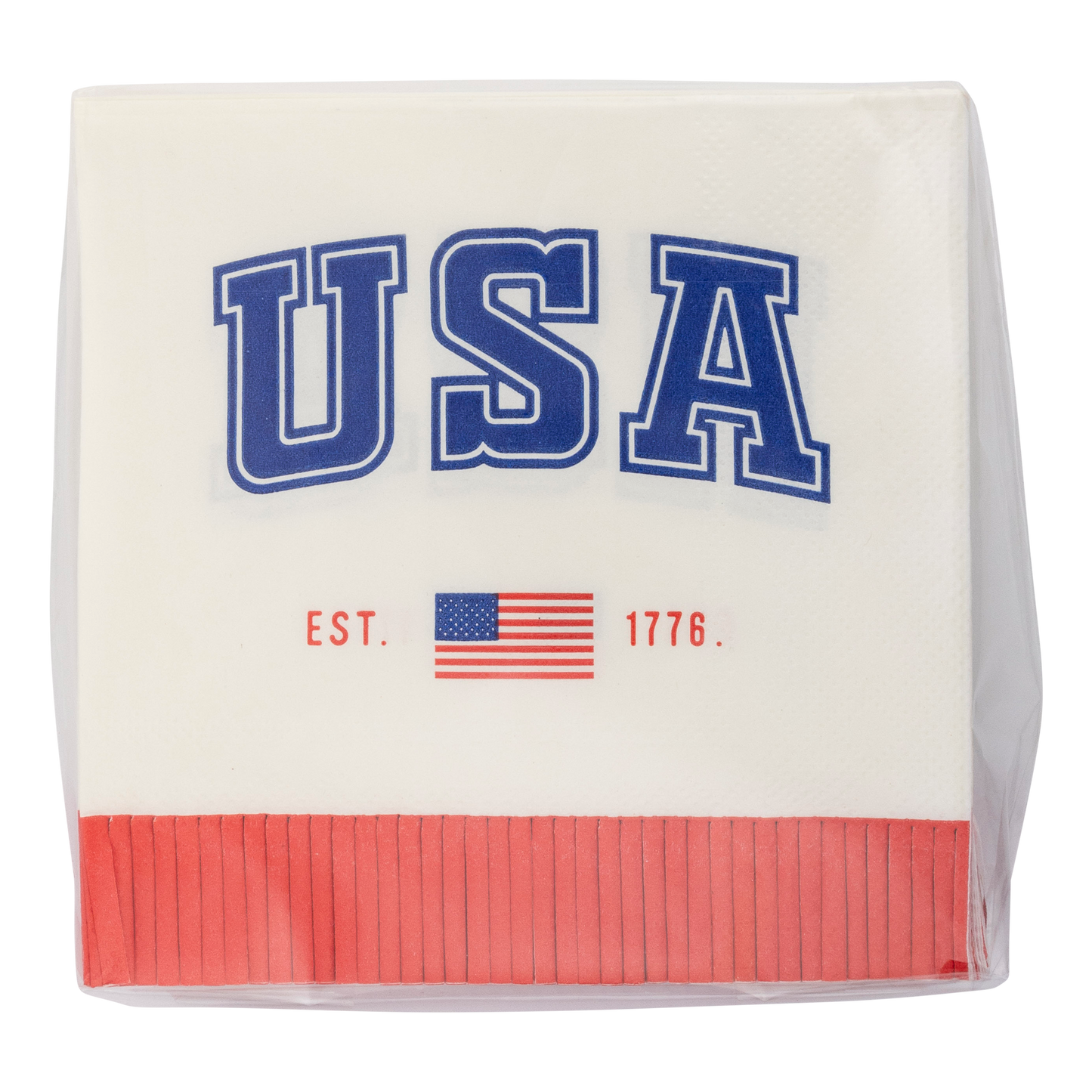 USA Fringe Cocktail Napkin