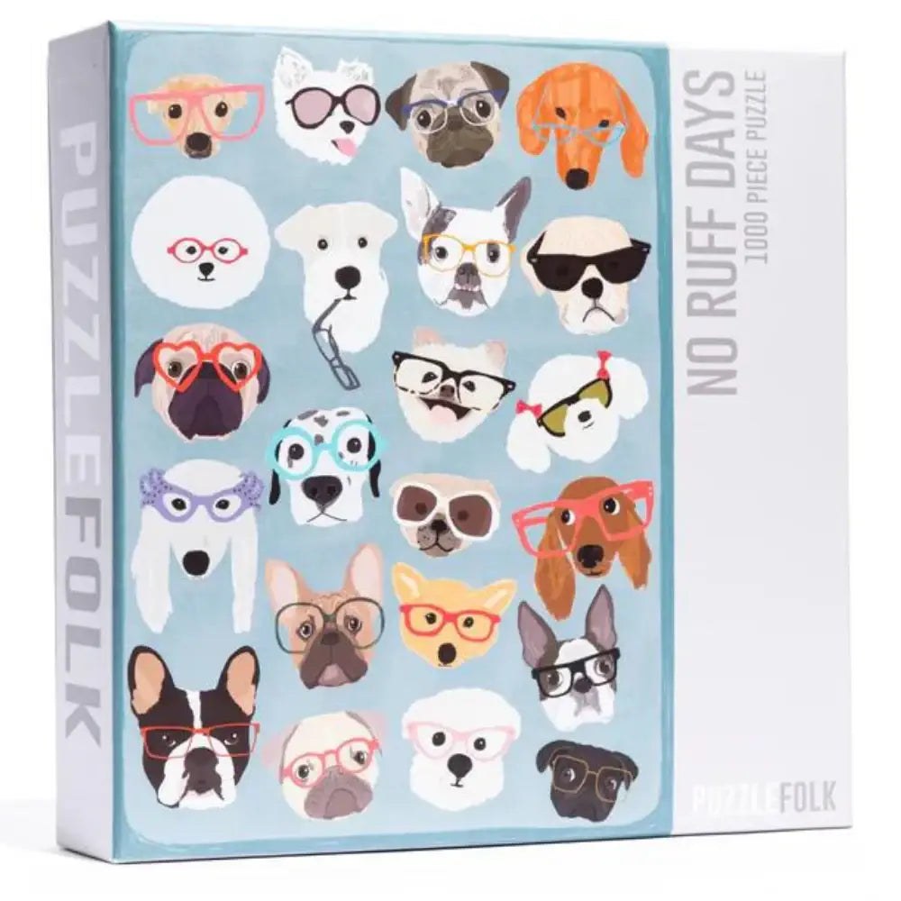 No Ruff Days Dogs Puzzle 1000 Pc