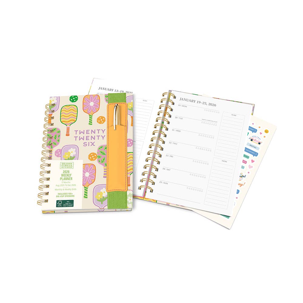 2026 Pickleball Rally Oliver Planner