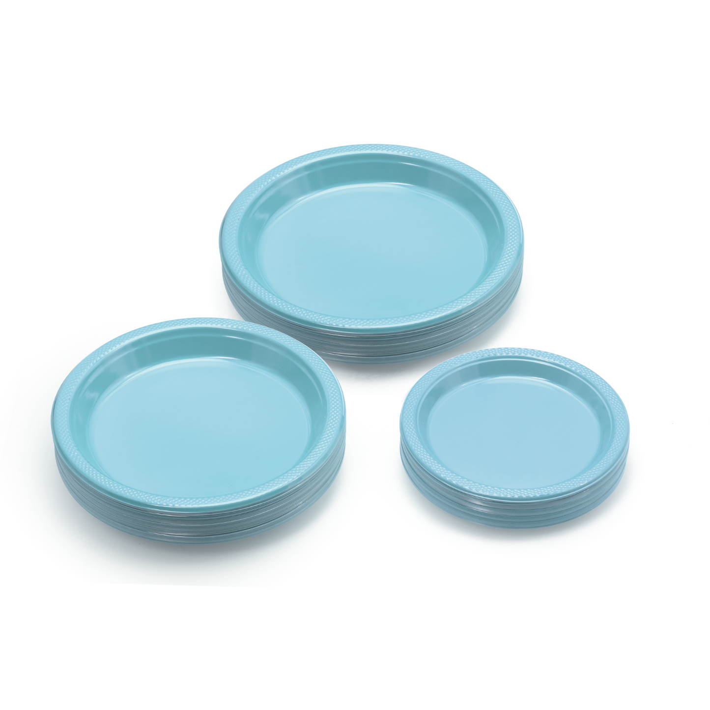 Light Blue Plastic Plates (9in./50ct.)