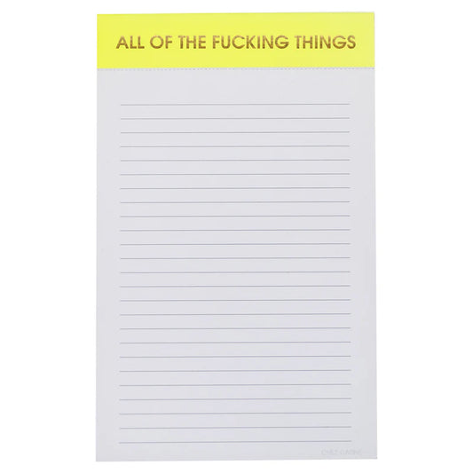 All The F*cking Things Notepad