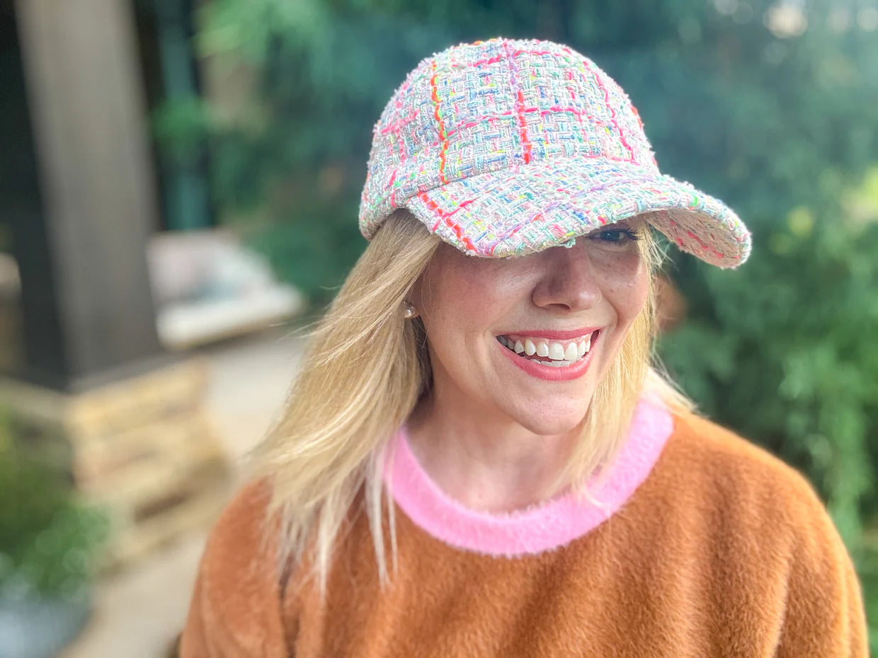 Annie Tweed Baseball Hat