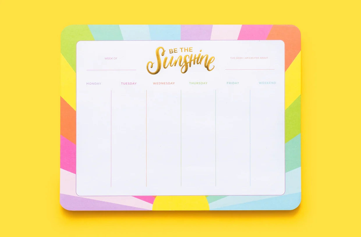 Be the Sunshine Weekly Planner