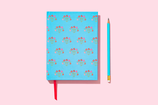 Blue Bouquets Notebook