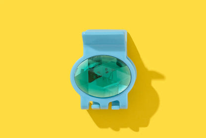 Blue Green Gemstone Claw Clip