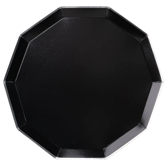 Noir Black Hex Plates