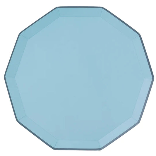 Sky Blue Hex Plates