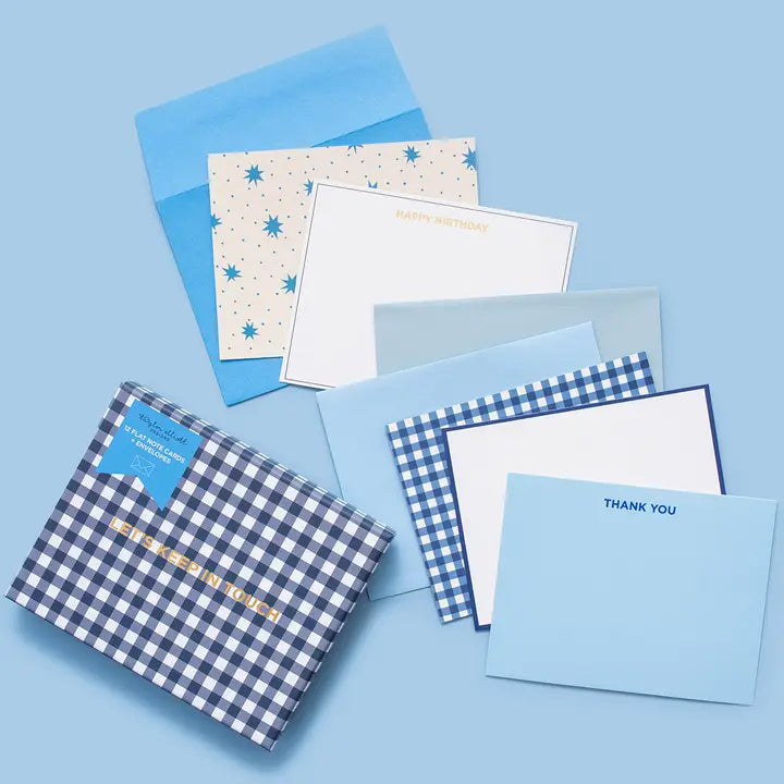 Boxed Cards- Gingham Set