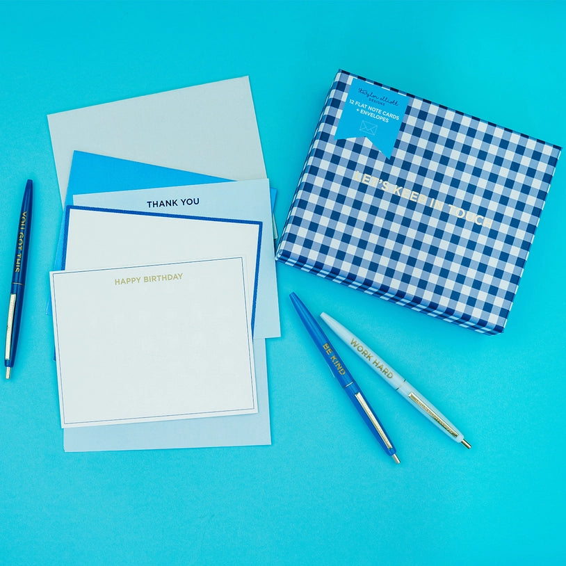 Boxed Cards- Gingham Set