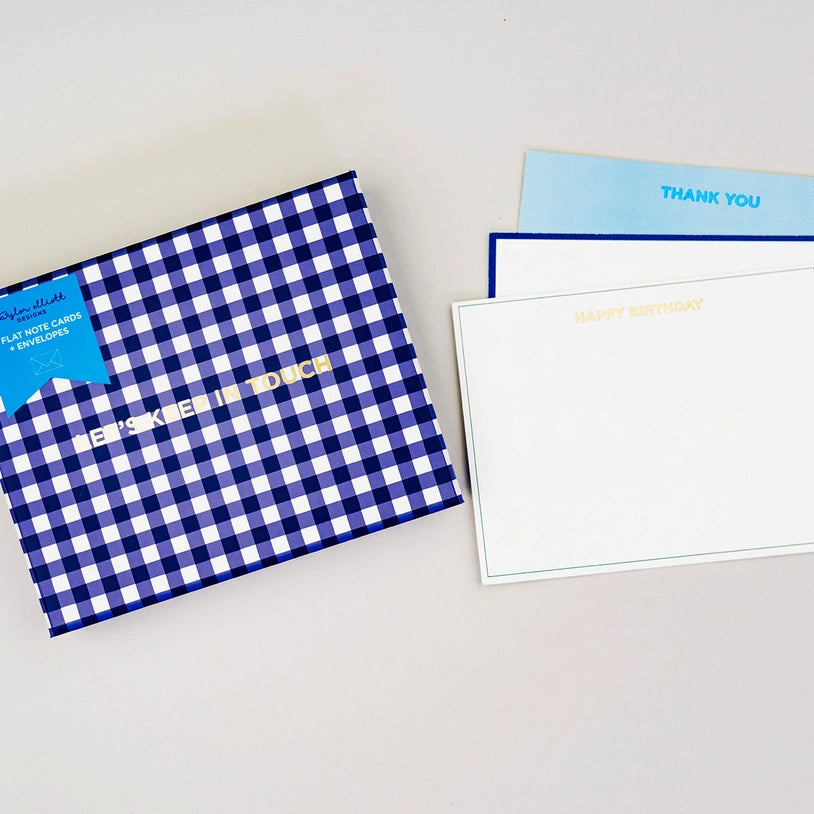 Boxed Cards- Gingham Set