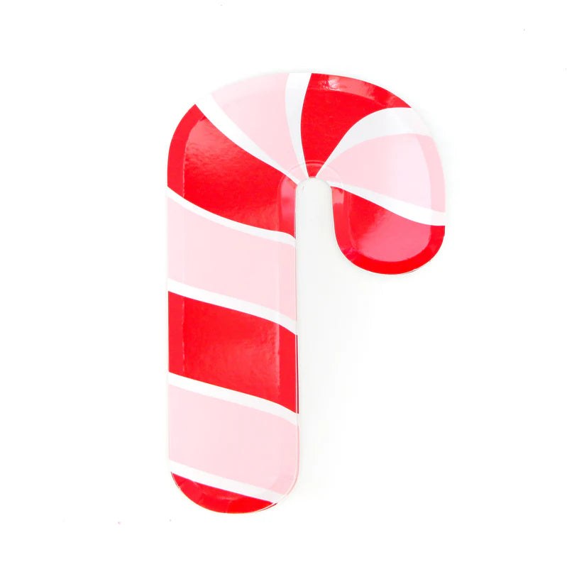 Candy Cane Paper Plates