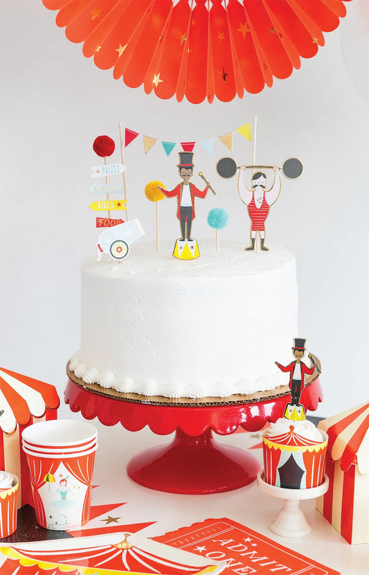 Carnival Cake Topper Set