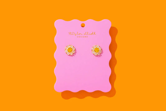 Caroline Stud | Yellow