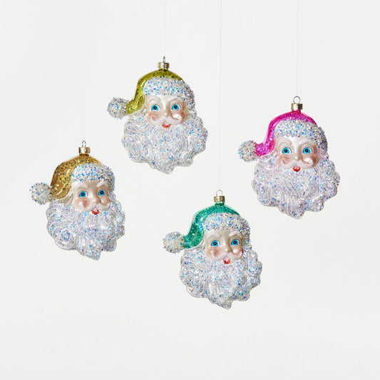 Cheerful Santa Ornament