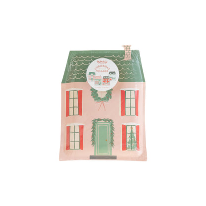 Christmas Village House Plates