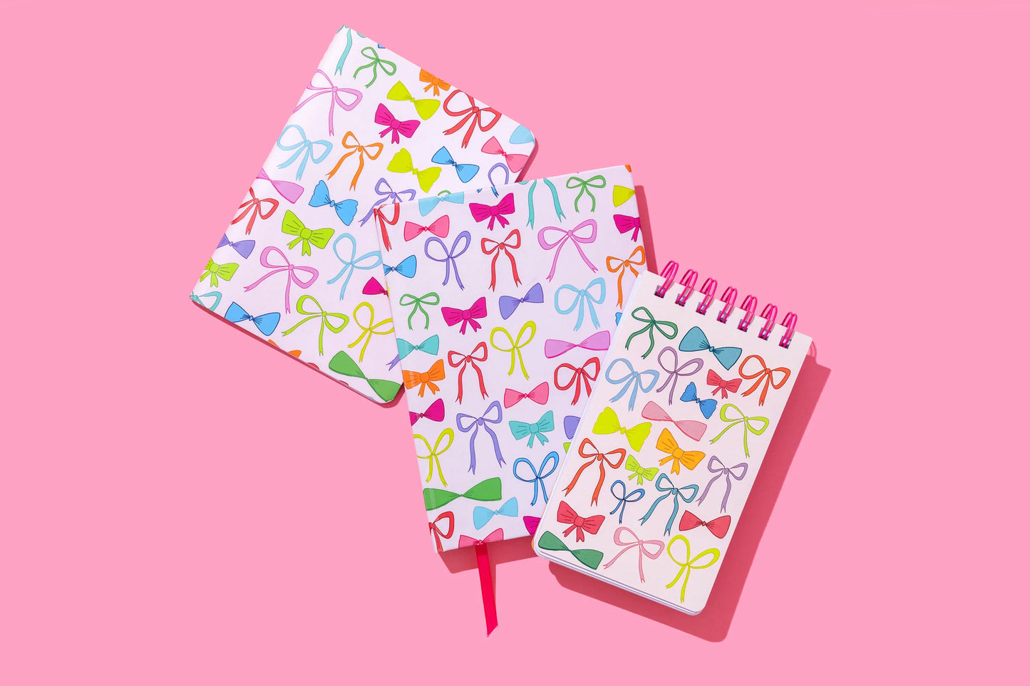 Colorful Bows Notebook Set