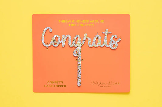 Congrats Cake Topper