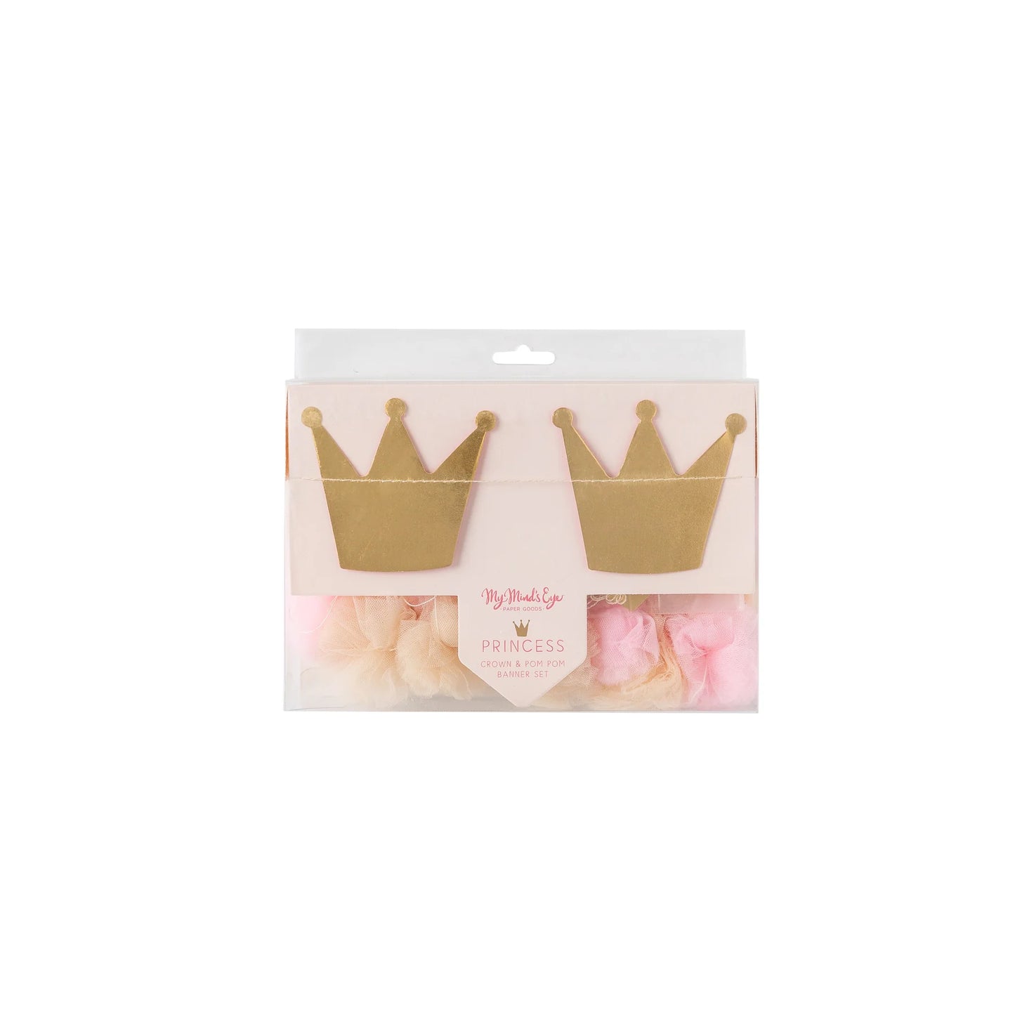 Crowns & Pom Pom Princess Banner