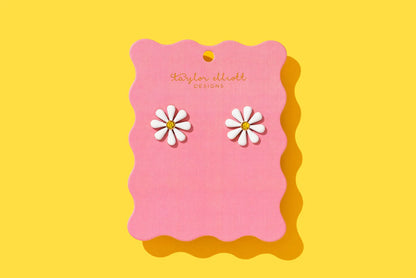 Daisy Flower Stud Earrings