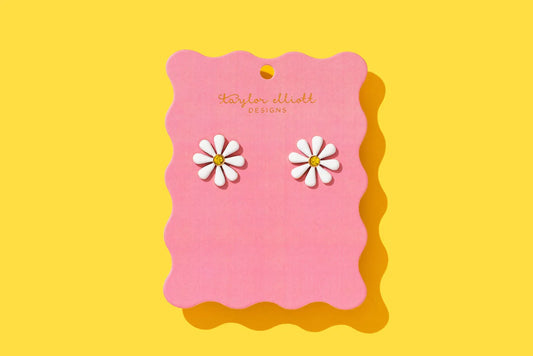 Daisy Flower Stud Earrings