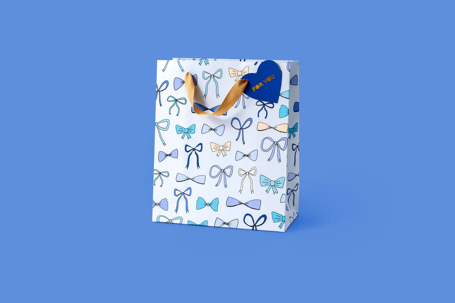 Blue Bows Gift Bag