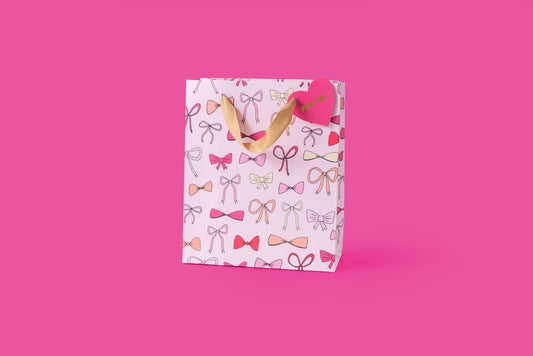 Pink Bows Gift Bag