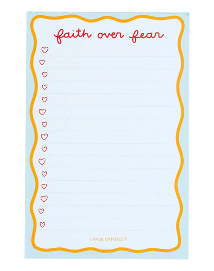Faith Over Fear Notepad