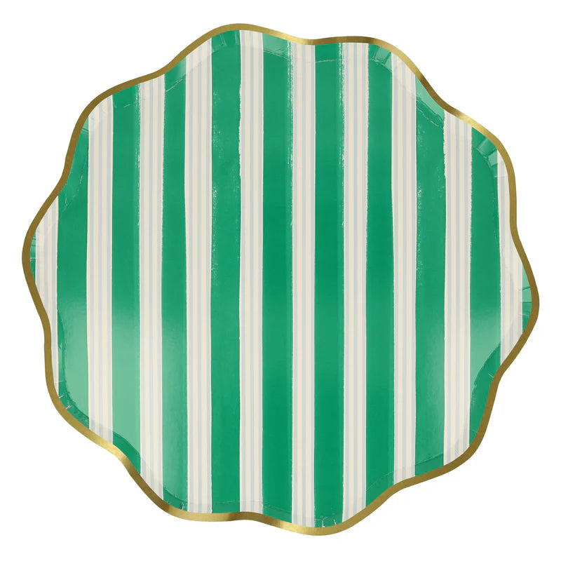 Festive Stripe Dinner Plate