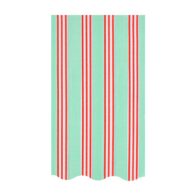 Festive Stripe Guest Towel