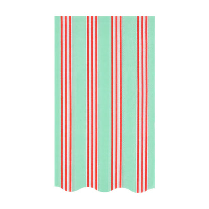 Festive Stripe Guest Towel
