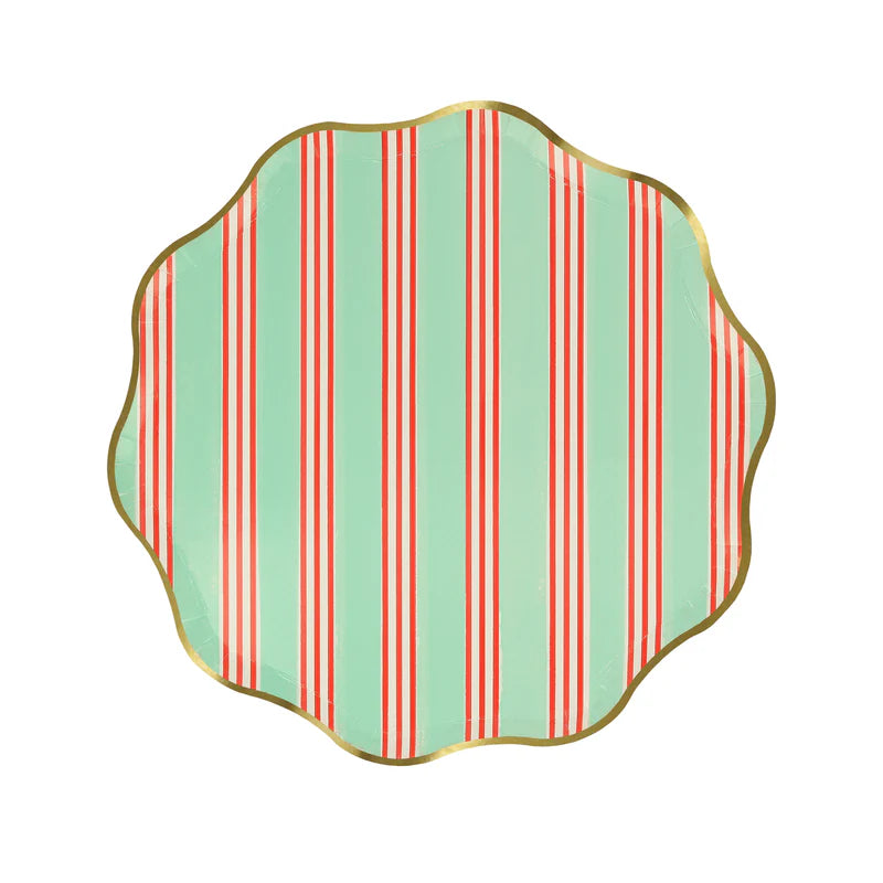 Festive Stripe Side Plate
