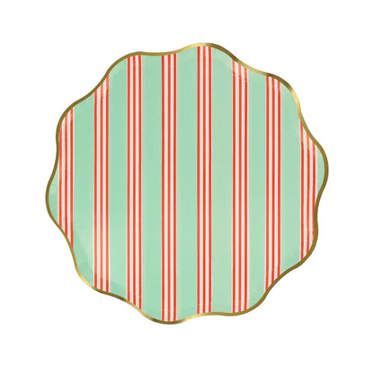 Festive Stripe Side Plate