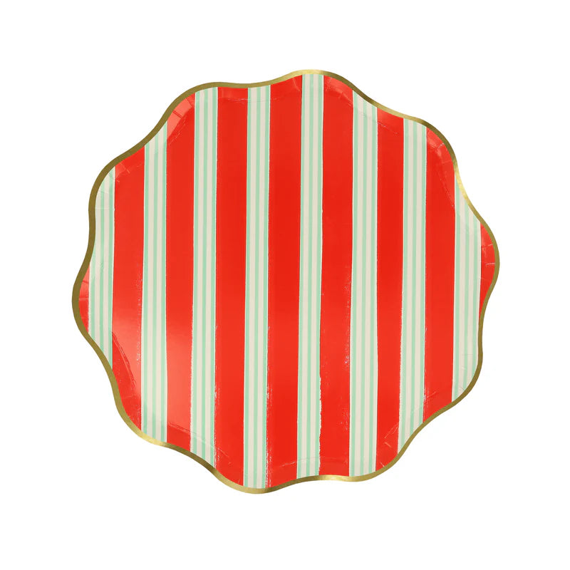 Festive Stripe Side Plate