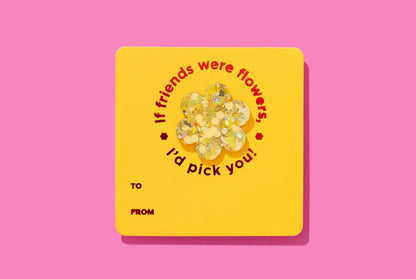 Flower Confetti Pin Card