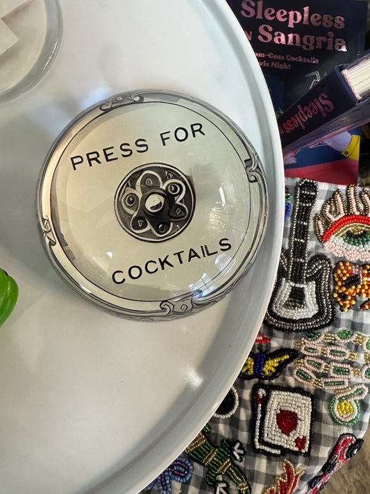 Press For Cocktails Paperweight
