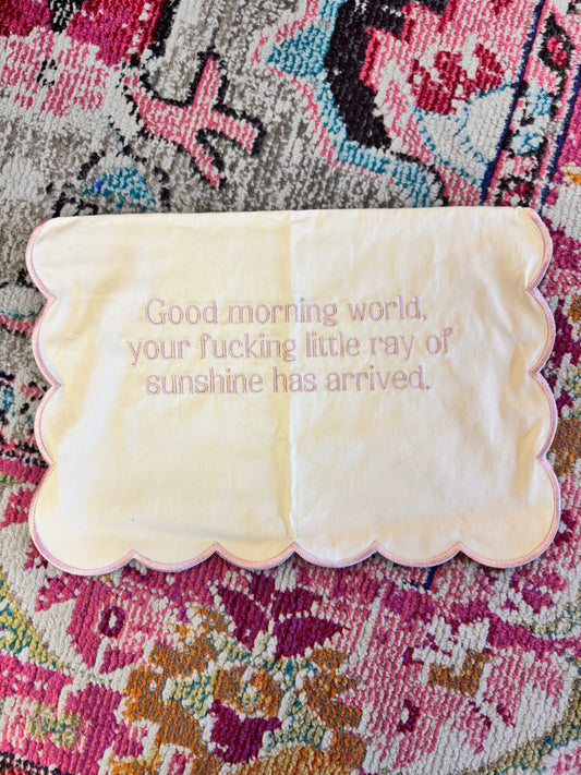 Little Ray Of Sunshine Tea Towel